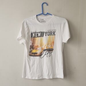 New York City Graphic Tee - White